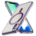 thumbnail image 1 of Magnetic Clear Compatible with iPhone X/XS Case, Military Grade Drop Tested, Compatible with MagSafe, Shockproof Protective Hard Back Slim Case for iPhone X/XS, Purple, 1 of 7