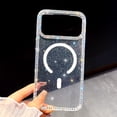 thumbnail image 1 of Magnetic Clear Glitter Case for iPhone 16 Plus, Compatible with MagSafe Cute Bling Sparkly Diamond Rhinestone Women Girls Anti-Scratch Shockproof Slim Fit Case for iPhone 16 Plus, B, 1 of 9