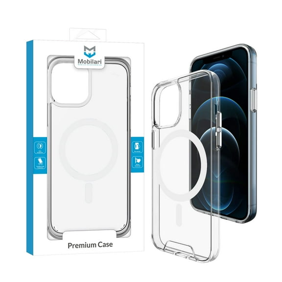 Magnetic Clear Phone Case for iPhone 12 Pro Max | US Brand | Not Yellowing | Shockproof | Slim | Protective