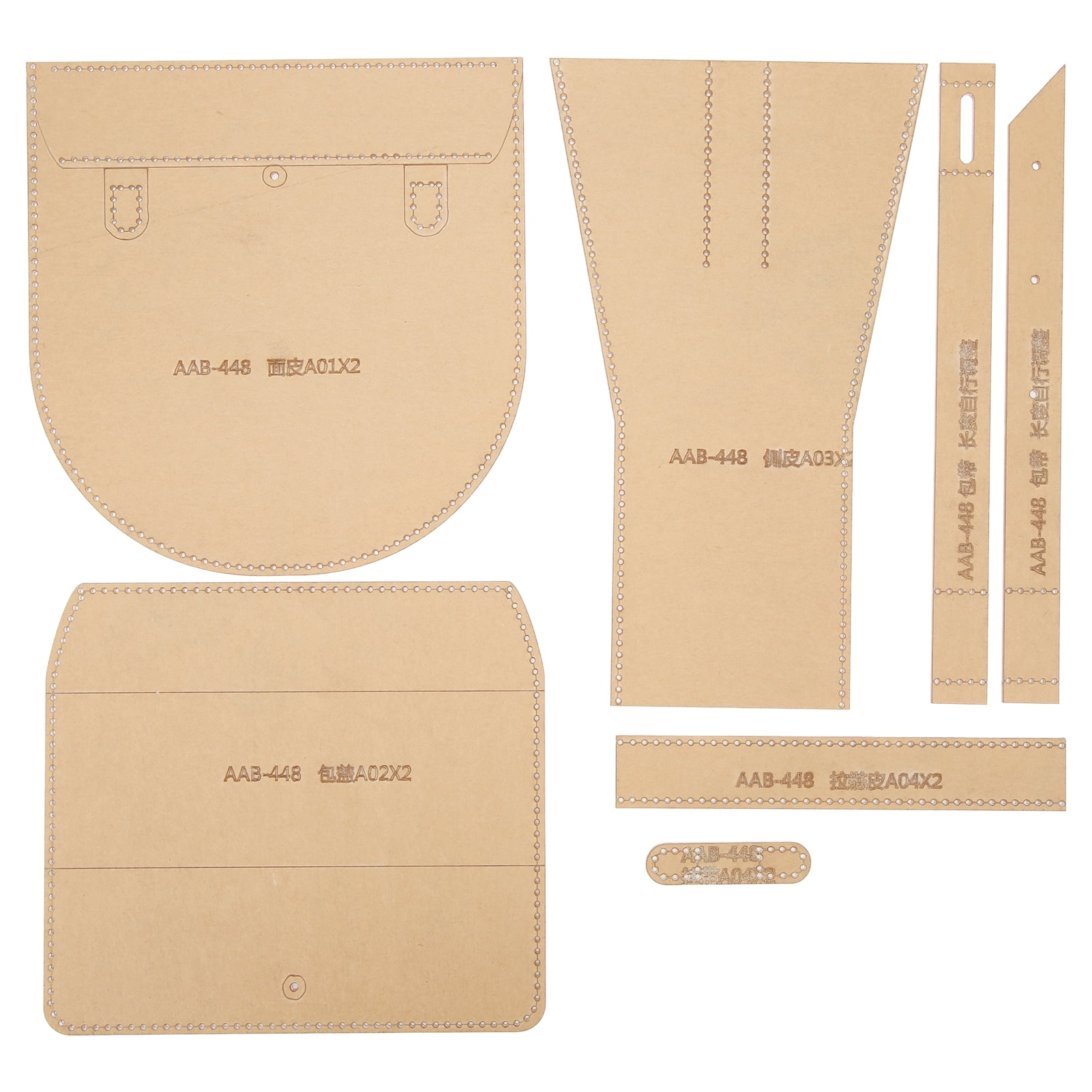 Clear Transparent Acrylic Stencil Shoulder Bag Template for
