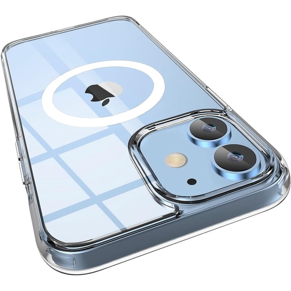 Magnetic Clear for iPhone 11 Pro Case Compatible with Magsafe[Non-Yellowing] [Military Grade Tested] Hard PC with Soft Edges Cover, Slim Shockproof Case for 11 Pro 5.8 Inch,Clear