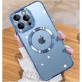 thumbnail image 1 of Magnetic Clear for iPhone 13 Pro Case with Full Camera Cover Protection [No.1 Strong N52 Magnets] [with Top Class Screen Protector] for MagSafe Women Girls Phone Case (6.1")-Sierra Blue, 1 of 12