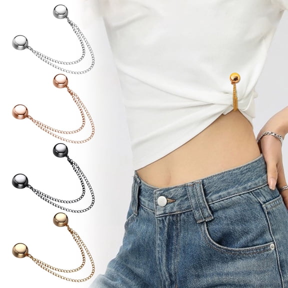 Magnetic Clip under $5! Xqxayjr Magnetic Hem Clip, Pants Hem Fixing Clip for Waistband and T-Shirt, No-Sew Clothing Shortener with Magnetic Suction, Adjustable Hem Clip for Tailoring Without Sewing