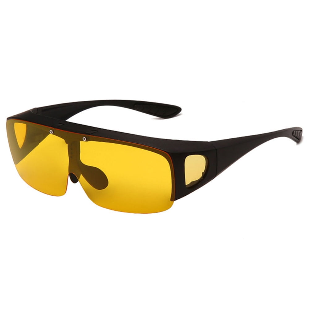 Clip On Sunglasses Polarized Lens Driving Goggles Night Vision