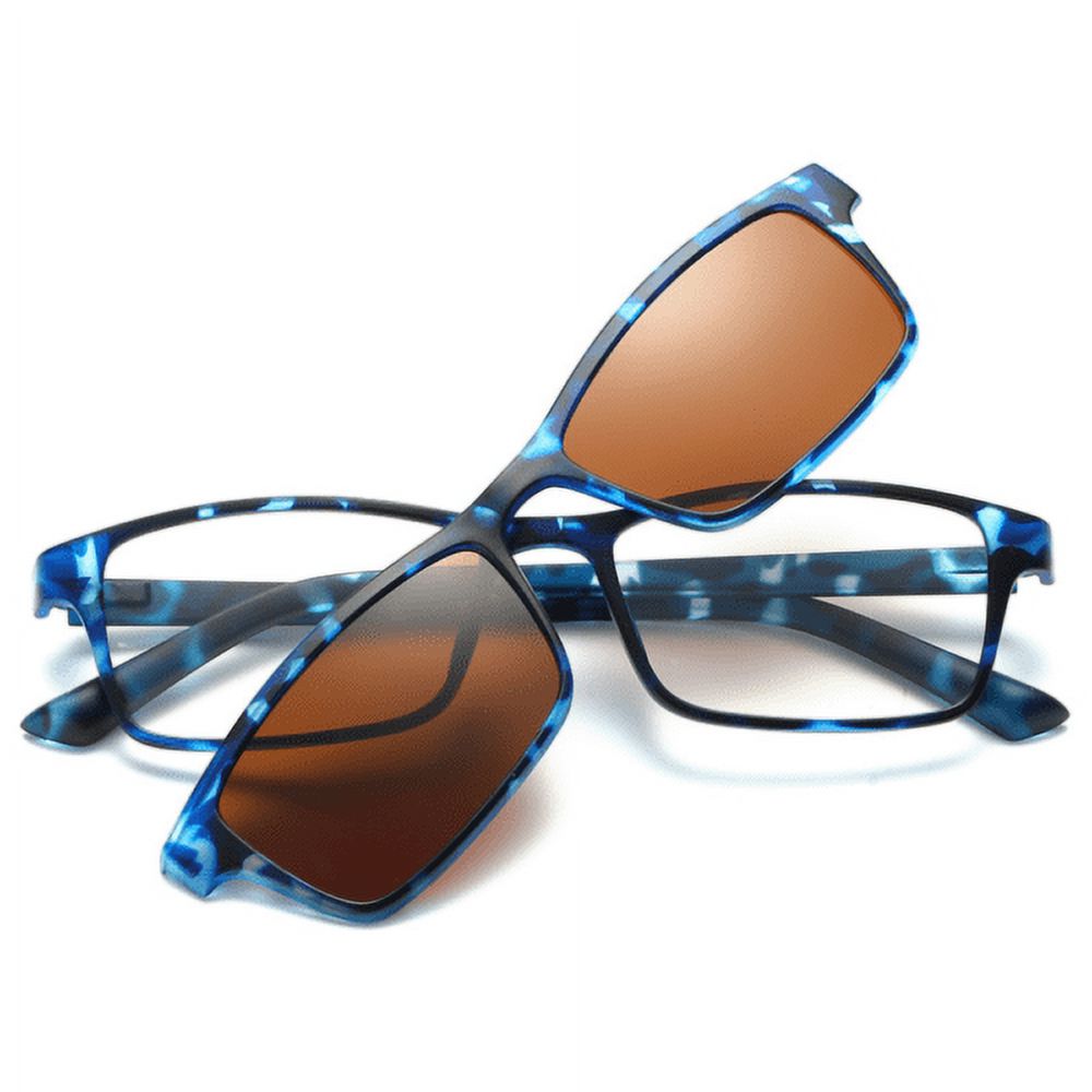 Clipon Tinted Eyeglass Frames Sunglasses