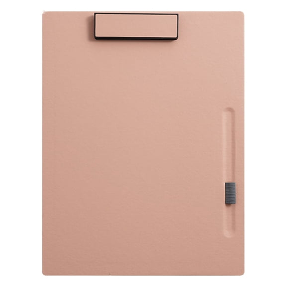 Magnetic Clipboard, A4 Letter Size Clip Board, Clip Board with Pen Holder, Low Profile Clip Document Holder, Pu Leather Multifunction Board, Document Organizer, File Cover Folder Clipboards, Pink