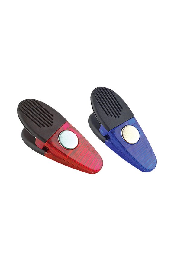 Red/Blue Plastic Magnetic Clips