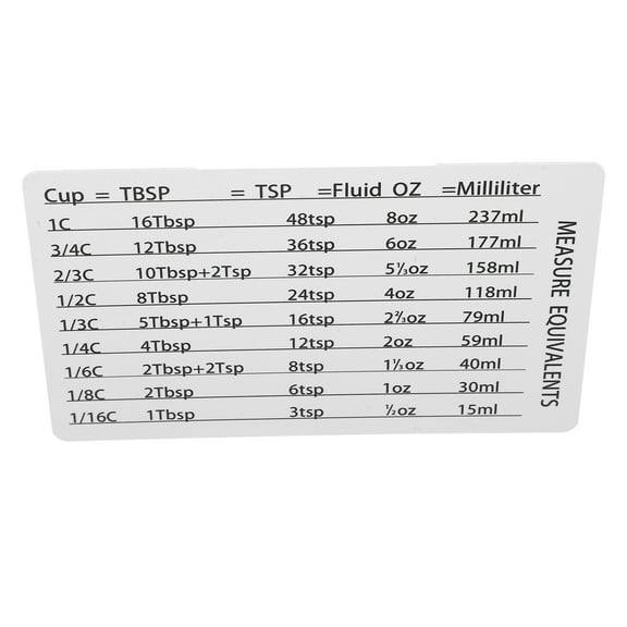 Magnetic Clips Heavy Duty Scale Comparison Table 12.00X8.00X0.20CM Black