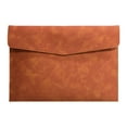 thumbnail image 1 of Magnetic Closure Leather-Look A4 File Folder Bag, Professional Document Holder for Business Papers, Office Records and Important Data, Briefcase Organizer for Neat and Secure Transport, 1 of 6