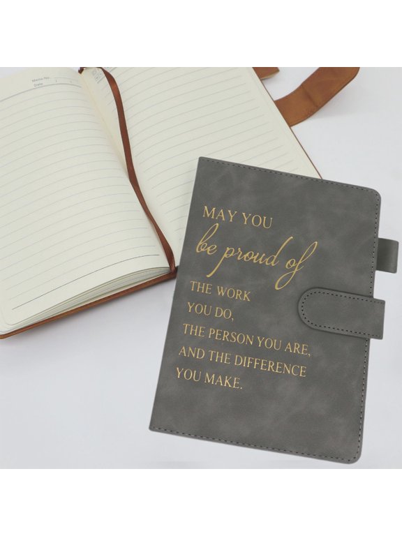 Magnetic Closure Notebook, Business Office Notepad with Magnetic Closure and Sleek Design, Work Journal for Meetings Conferences Daily Office Tasks and Client Gifts