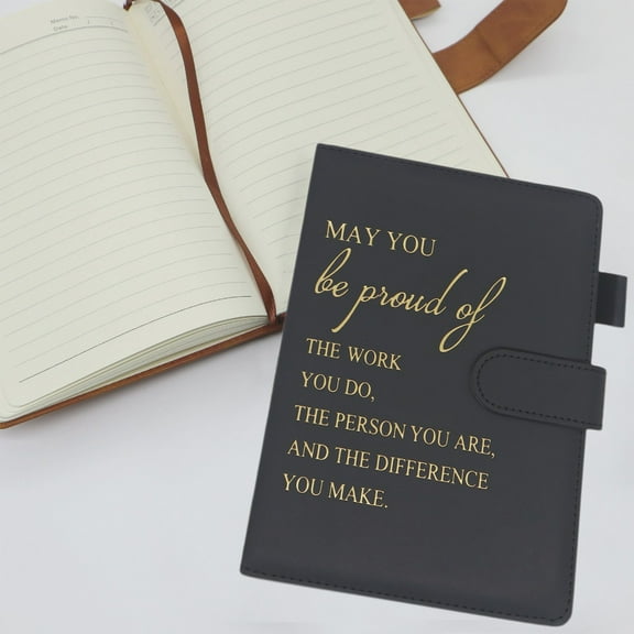 Magnetic Closure Notepad for Office Business Meetings, Professional Notebook for Work Conferences Note Taking, Executive Journal Gift,8.26x5.7in