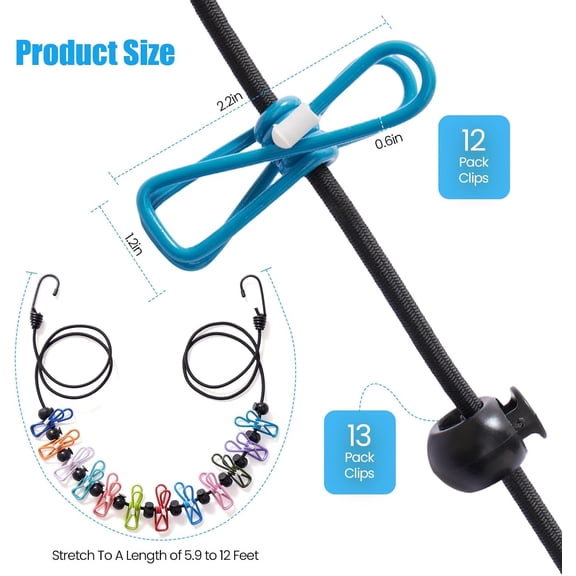 Magnetic Clothesline for Cruise Ship,Portable Clothes Line for Traveling,Cruise Essentials 2025Retractable Clothesline for Outside and Hotel Room2-Pack Wall Hooks with Hardware