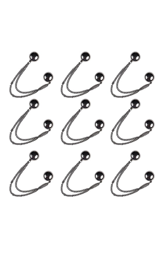 Magnetic Clothing Attachment Clips Trouser Leg Button Adjustable Pant Leg Clips Pin Quick Shirt Fasteners