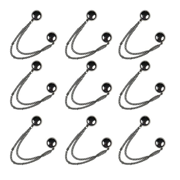 Magnetic Clothing Attachment Clips Trouser Leg Button Adjustable Pant Leg Clips Pin Quick Shirt Fasteners