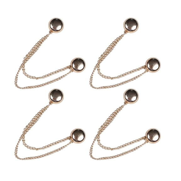 Magnetic Clothing Attachment Clips Trouser Leg Button Adjustable Pant Leg Clips Pin Quick Shirt Fasteners