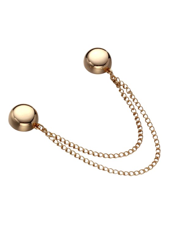 Magnetic Clothing Clips with Chain - Multi-Function Strength Magnet Pin Magnetic Buttons Hem Clips for Cinch T-Shirt Pants Hems, Multi-Use Clips Decorate for Cardigan
