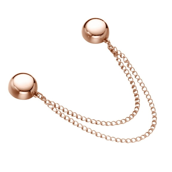 Magnetic Clothing Clips with Chain - Multi-Function Strength Magnet Pin Magnetic Buttons Hem Clips for Cinch T-Shirt Pants Hems, Multi-Use Clips Decorate for Cardigan