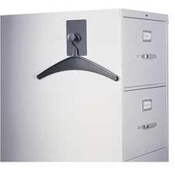 Magnetic Coat Hook- Hanger Included- Black