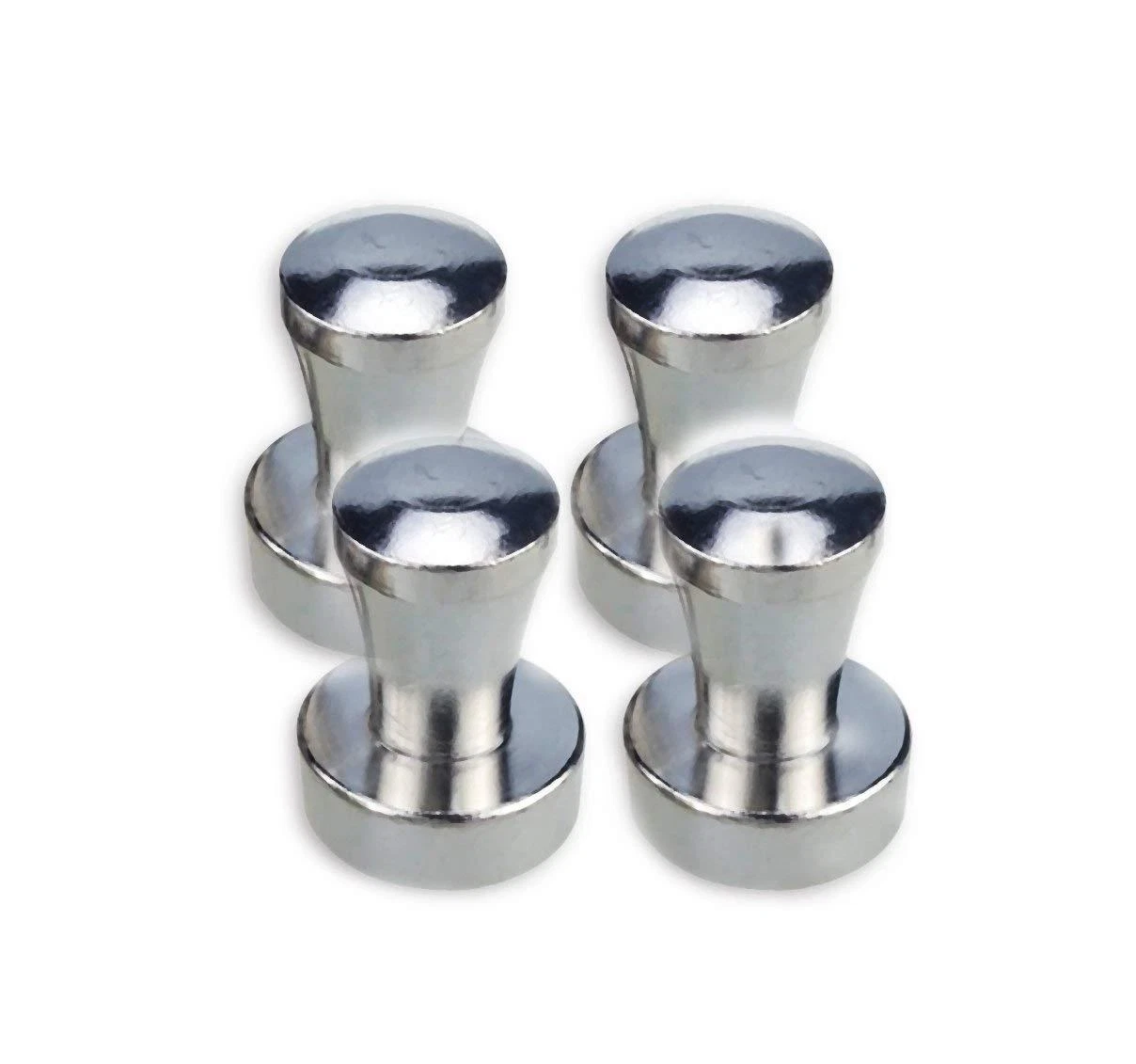 Magnetic Coat Hook Hanger Organize Push Paper Pin Holder Refrigerator 4 Pcs