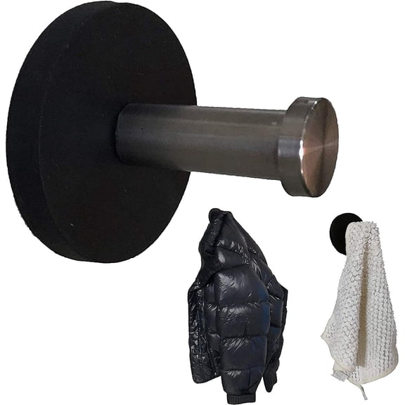 Magnetic Coat Hook Key Holder Towels Hook Strong Magnet Hanging for Bag, Coat, Umbrellas, Scarf, Toys, Towels, Helmet, Hat, Cap, etc. - No Scratches - Hold up to 6 Lbs