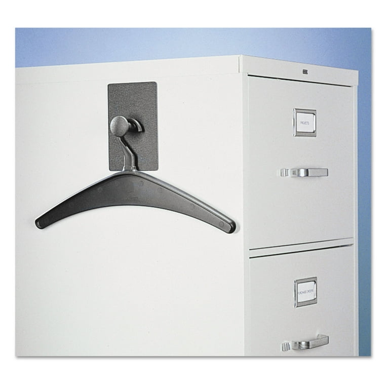 Magnetic Coat Hook with Heavy-Duty Hanger, Metal Hook, Black Magnetic Coat Hook with Heavy-Duty Hanger, Metal Hook, Black