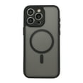 thumbnail image 1 of Magnetic Compatible with MagSafe Case for iPhone 12, Shockproof Military Grade Protection Supoport Wireless Charging Slim Matte Translucent Phone Case for iPhone 12, Black, 1 of 7