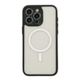 thumbnail image 1 of Magnetic Compatible with MagSafe Case for iPhone 12, Shockproof Military Grade Protection Supoport Wireless Charging Slim Matte Translucent Phone Case for iPhone 12, Clear, 1 of 7