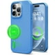 thumbnail image 1 of Magnetic Compatible Silicone Case Designed for Apple iPhone 13 Pro Max Liquid Silicone Case, Shockproof Case with Wireless Magnetic Charging Built for Apple iPhone 13 Pro Max,Aqua, 1 of 6