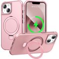 Compatible for iPhone 13 & iPhone 14 Case with Stand [Military