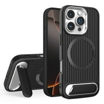 Magnetic Compatible with iPhone 14 Pro Max Case, [Built-in Invisible Kickstand][Compatible with MagSafe] [Military Grade Shockproof] Slim Matte Hybrid Phone Case for iPhone 14 Pro Max, Black