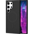 thumbnail image 1 of Magnetic Cooling Case for Samsung Galaxy S24 Ultra (Not S24), Hard PC Slim Cellular Hole Heat Dissipation Mesh Breathable Hollow Honeycomb Case for Samsung Galaxy S24 Ultra SR-Black, 1 of 8