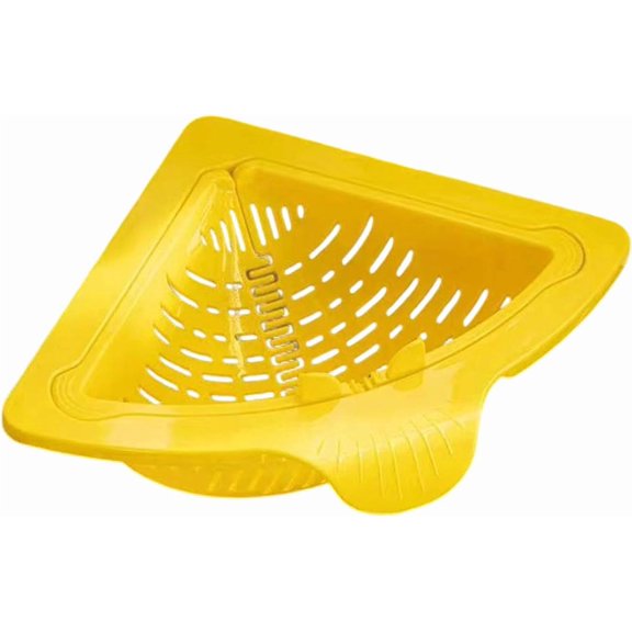 Magnetic Corner Sink Strainer 17x9cm No-Drilling Food Catcher Kitchen Drain Rack