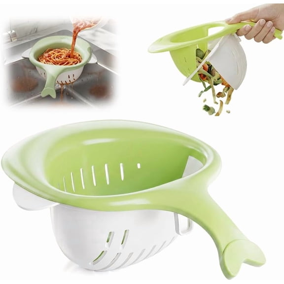 Magnetic Corner Sink Strainer Basket, Magnetic Triangle Corner Sink Strainer, 2026 Upgrade Food Waste Catcher for Kitchen Sinks,green