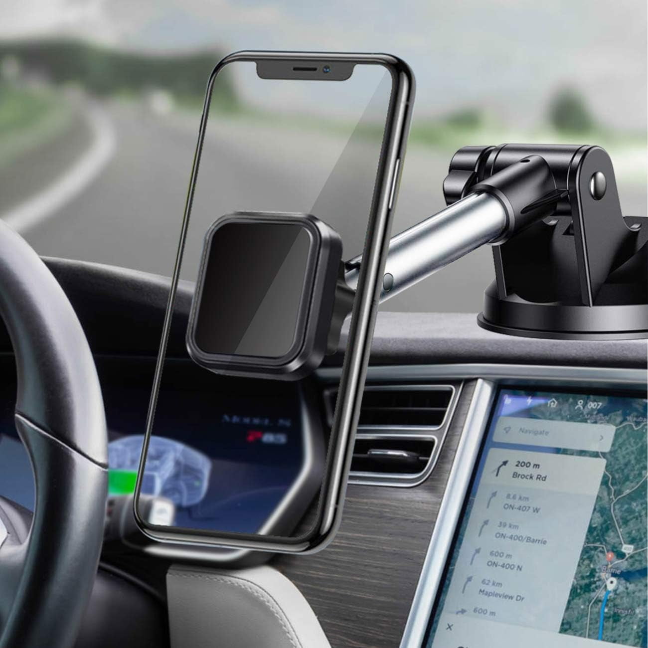 Cradle Windshield Dashboard Cell Phone Mount Holder For Moto G