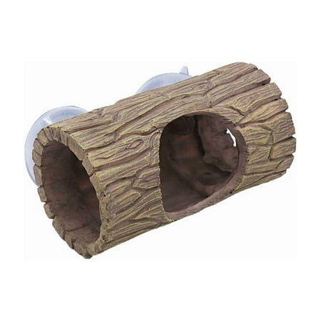 Magnetic Crested Gecko Hide - Resin Hollow Log Cave, Reptile Hide Cave, Reptile & Amphibian Habitat Hideouts, Terrarium Decor