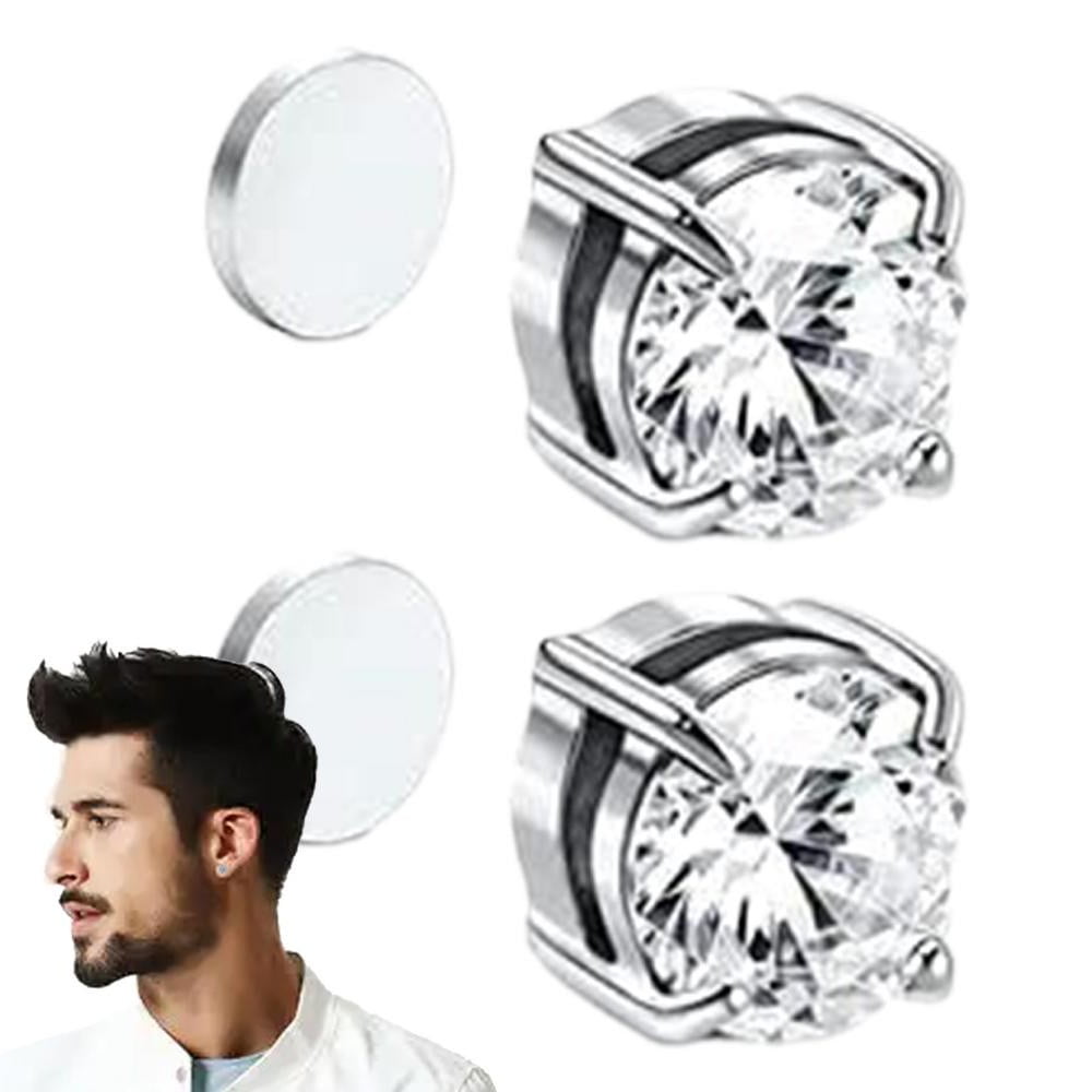 Magnetic Earrings Men | Magnet Earrings Men | Magnet Piercing | Ear Stud  Set | Stud Earrings - Stud Earrings - Aliexpress