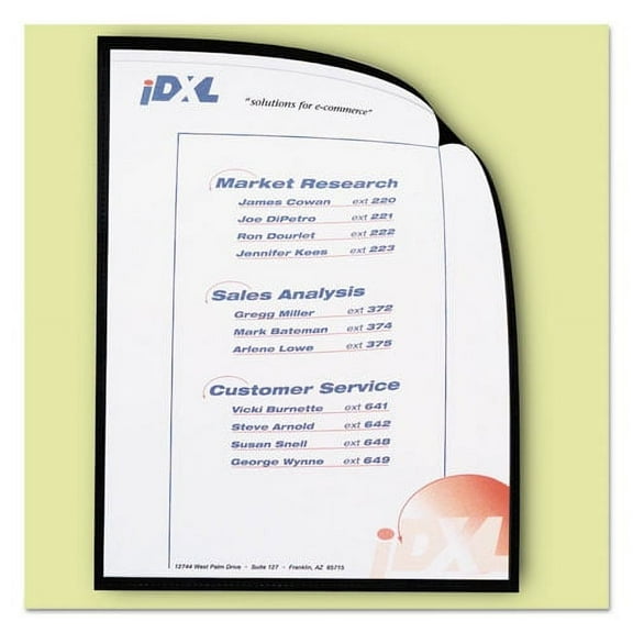 Magnetic Cubicle Keepers Display Holders, 9.2 x 11.69, Magnetic Mount, Clear, 25/Pack | Bundle of 5 Boxes