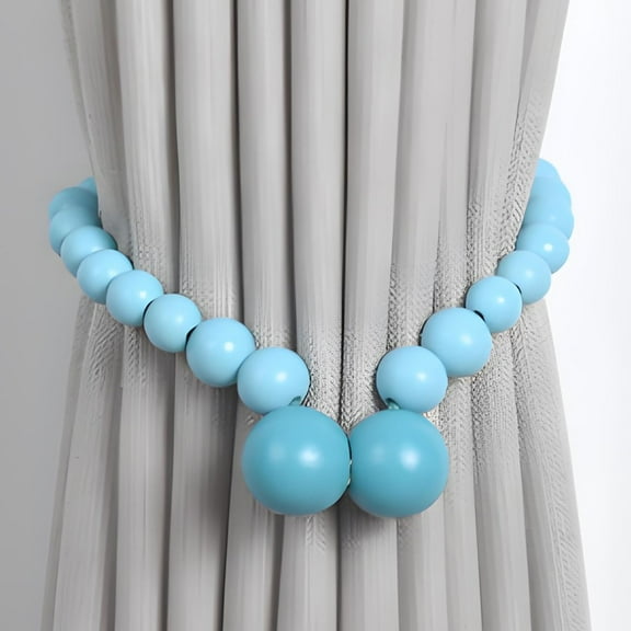 Magnetic Curtain Tie for Bedroom and Bathroom, No-Drill Curtain Holder, Adjustable Length, Strong Magnets, Decorative Strap for Living Room, Kitchen, Nursery, Patio Door Curtains