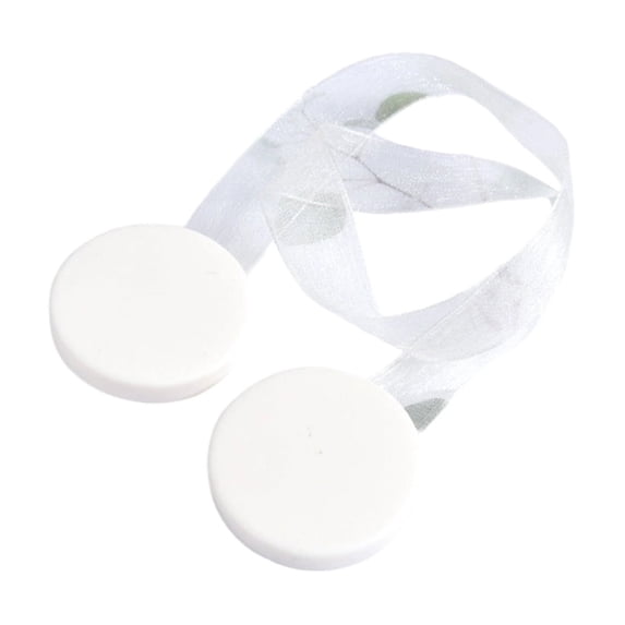 Magnetic Curtain Tie, No Drill Needed, Adjustable Length, Strong Hold for Bedroom Bathroom Living Room Decor