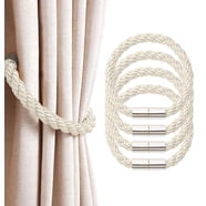 Mainstays 2 Pack Magnetic Tiebacks for Curtain 17.5 Inch Designer Tie ...