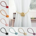 thumbnail image 1 of Magnetic Curtain Tiebacks Clips Rope Drapes Holdbacks Tie Band Buckles Home Decoration, 1 of 6