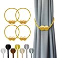 thumbnail image 1 of Magnetic Curtain Tiebacks, Curtain Tiebacks Buckles Holdbacks Holders Hooks Clip for Home Outdoor Bedroom Office Decorative Curtain, 1 of 6