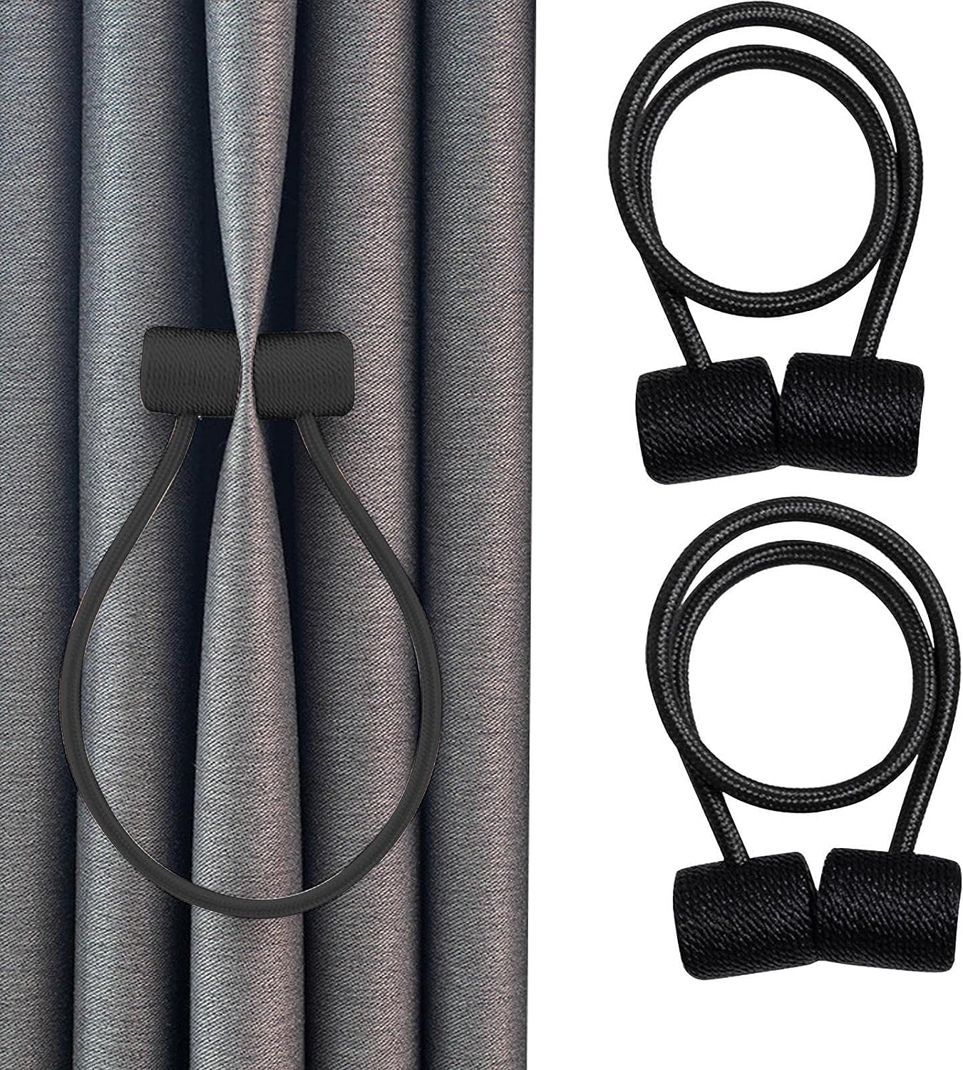 Magnetic Curtains Tiebacks, Curtains Holdbacks Magnetic, Curtains Rope ...