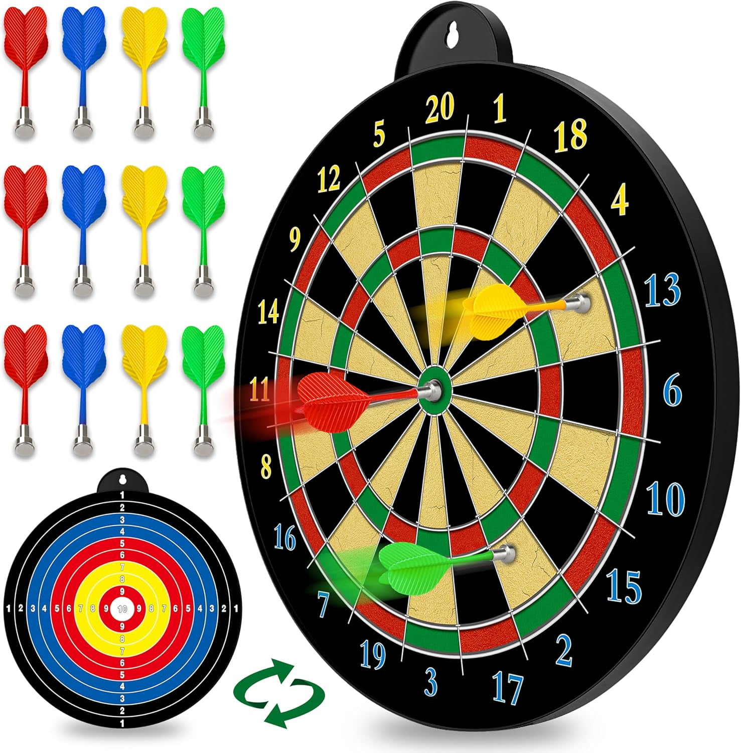 ダーツ GUINNESS 18\" Bristle Dartboard Toy Time Manual Bristle Dartboard 968447OEH at Lowes.com