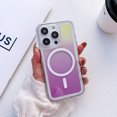 thumbnail image 1 of Magnetic Defender Bicolored for iPhone 14 Pro Case, [Military Grade Protection] [Super Strong Magnets] Translucent Matte Case for iPhone 14 Pro Phone Case (6.1") - Purple + Yellow, 1 of 10
