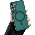 thumbnail image 1 of Magnetic Designed for Samsang Galaxy S24 + Case [-Grade Drop Tested] [Compatible with Magnet] Slim Frosted Case for Galaxy S24 Plus Case Phone Case (6.7"), Green, 1 of 7