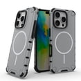 thumbnail image 1 of Magnetic Designed for iPhone 11 Pro Max Case, Drop Protection Heavy Duty Case Compatible with Mag-Safe Charging, Raised Camera Corners Protection Cover for iPhone 11 Pro Max, Lightgray, 1 of 6