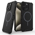thumbnail image 1 of Magnetic Designed for iPhone 13 Pro Max Case, Drop Protection Heavy Duty Case Compatible with Mag-Safe Charging, Raised Camera Corners Protection Cover for iPhone 13 Pro Max, Black, 1 of 6