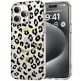 thumbnail image 1 of Magnetic Designed for iPhone 15 Plus Case Clear Compatible with MagSafe Cute Leopard Print Pattern Soft TPU Bumper Shockproof Anti-Scratch Slim Phone Cover for iPhone 15 Plus, Black, 1 of 7