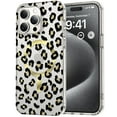 thumbnail image 1 of Magnetic Designed for iPhone 16 Case Clear Compatible with MagSafe Cute Leopard Print Pattern Soft TPU Bumper Shockproof Anti-Scratch Slim Phone Cover for iPhone 16, Black, 1 of 7